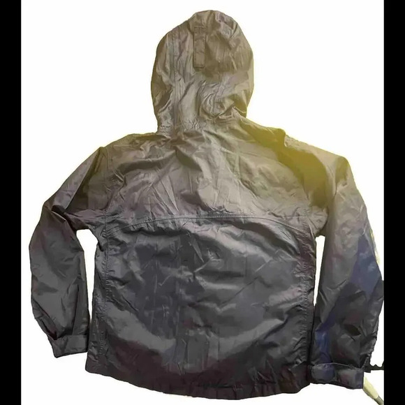 Navy Blue Serac Lightweight Raincoat Medium Preppy Back To School - Picture 6 of 7